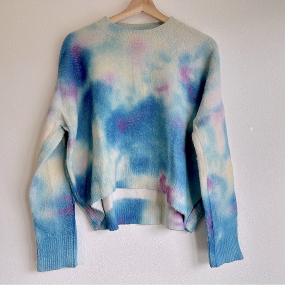 Fate Sweaters - FATE Fuzzy High Low Fuzzy Sweater